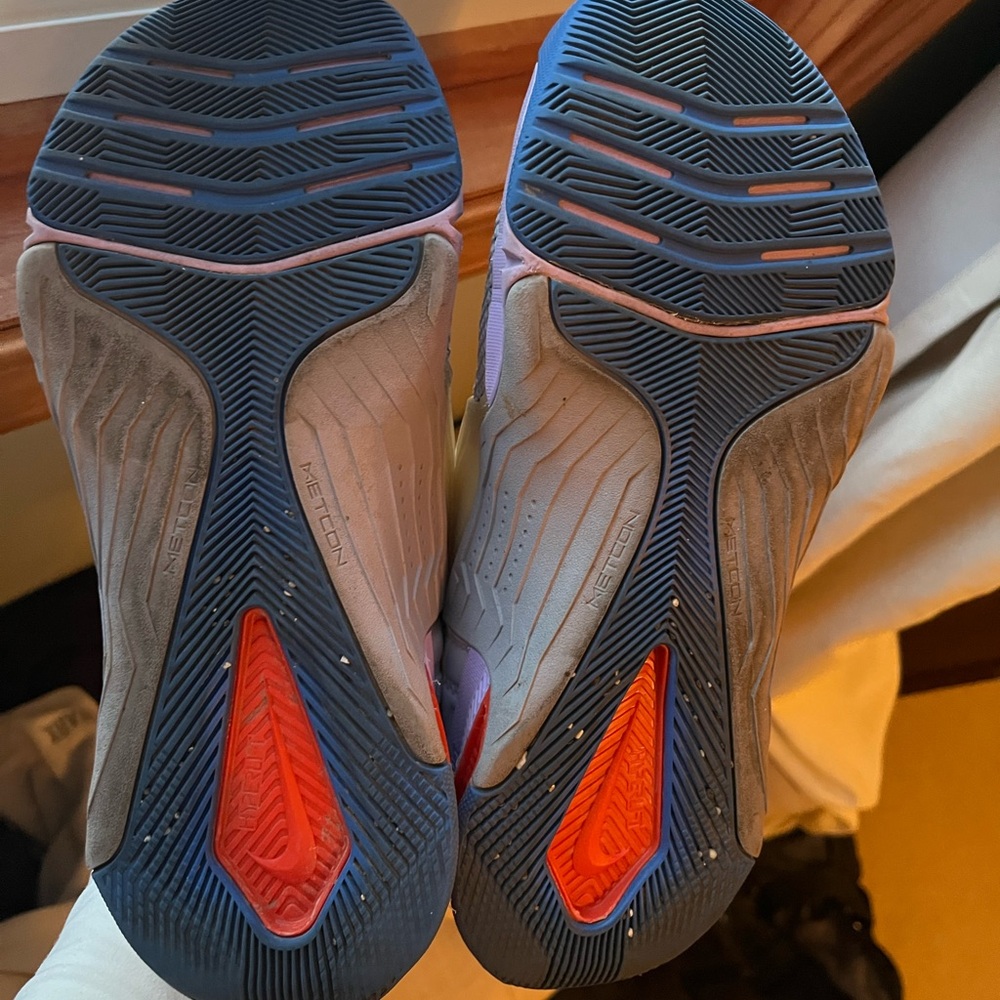 Nike Gray and Blue Athletic Shoes - Picture 5 of 5